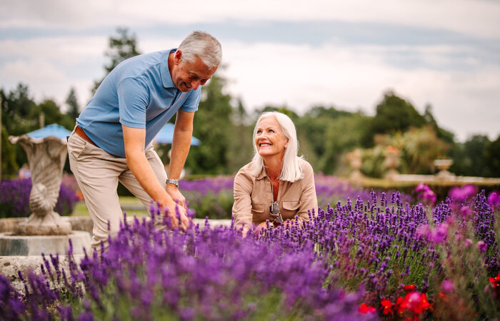 Classic models in the garden