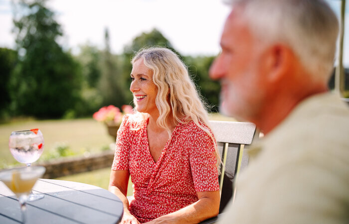Classic models having cocktails