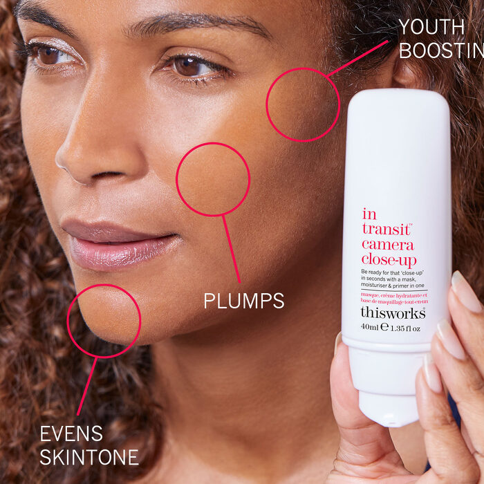 Close up image of woman for skincare